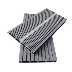 Natürliche Co-Extrusions-Terrassendielen aus Verbundwerkstoff, leuchtender WPC-Bodenbelag, 16 Fuß