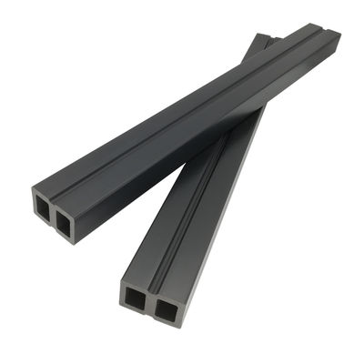50 x 30 mm WPC-Terrassendielenzubehör, schwarze Balken, recycelter Kunststoff, kommerziell