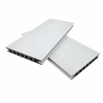ISO9001 Terrasse Co Extrusion Verbunddecking Weißholz Kunststoff WPC