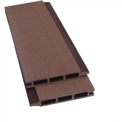 WPC 3D-Wandpaneel, das Holzboden-Terrassendielen verkleidet