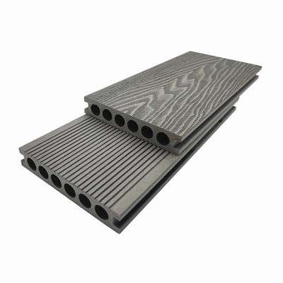 3D-geprägte WPC-Veranda-Verbund-Terrassendielen, Kunststoff-Holzbretter