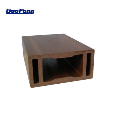 Dekorativer hohler WPC-Zaun aus Holzverbundwerkstoff für den Außenbereich