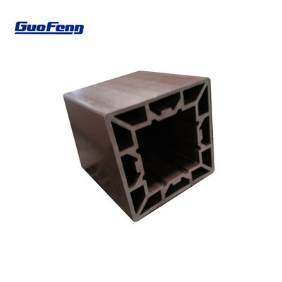 Mit einer Kappe versehener zusammengesetzter Zaun 200*200mm recycelter WPC-Zaunpfosten