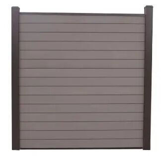 Ökologisch recycelter WPC-Zaun gegen Termiten für die Grundstücksgrenze