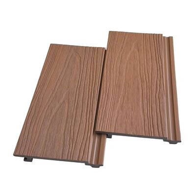 Moderne WPC-Sockelleiste/Kantenstreifen aus Holz-Kunststoff-Verbundmaterial für WPC-Wandverkleidungsverkleidungen im Außenbereich