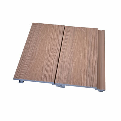 Moderne WPC-Sockelleiste/Kantenstreifen aus Holz-Kunststoff-Verbundmaterial für WPC-Wandverkleidungsverkleidungen im Außenbereich
