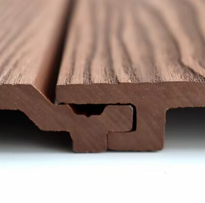 Hochwertige wasserdichte Outdoor-Wandpaneele aus Holz-Kunststoff-Verbundstoff, Dekorationsverkleidung, Co-Extrusion, Außenverkleidung, Villa