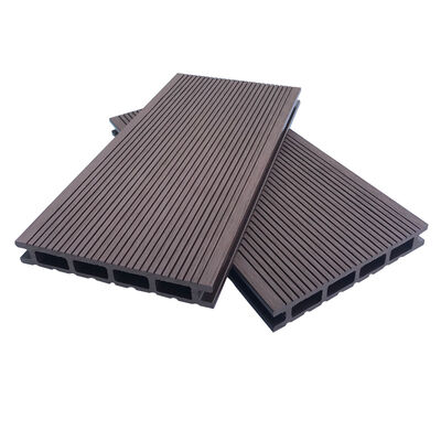 Modern High Quality WPC Composite Decking with Anti-Slip Brushed Surface for Outdoor Parks