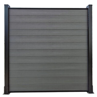 Langlebiger WPC-Zaun aus Holz-Kunststoff-Verbundwerkstoff, Hausgarten-Zaunplatten, besser als Vinyl-PVC-Zaun