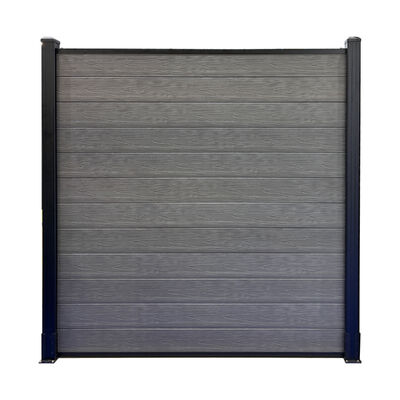 Langlebiger WPC-Zaun aus Holz-Kunststoff-Verbundwerkstoff, Hausgarten-Zaunplatten, besser als Vinyl-PVC-Zaun