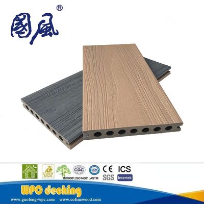 Fabrikpreis Neue Generation von zweifarbigen Co-Extrusions-WPC-Terrassendielen aus Holz-Kunststoff-Verbundmaterial