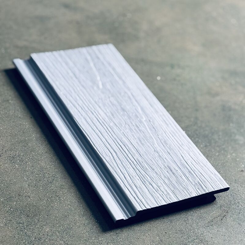 Blau-Silber-Metallic-WPC-Panel: Fusion aus Meeresrhythmus und moderner Technologie