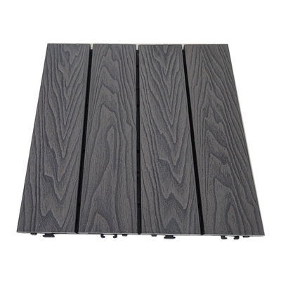 Schokoladendach WPC-Fliesen 300*300mm Anti-UV DIY Holz-Kunststoff-Verbunddecking